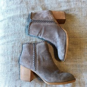 Sofft suede ankle booties